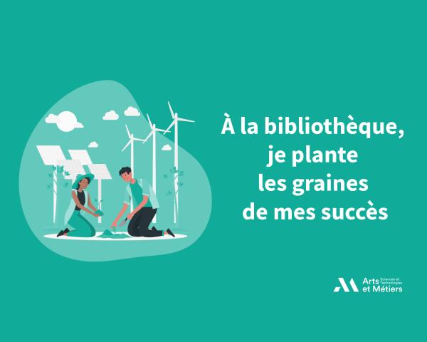 A la bibliothèque, je ...