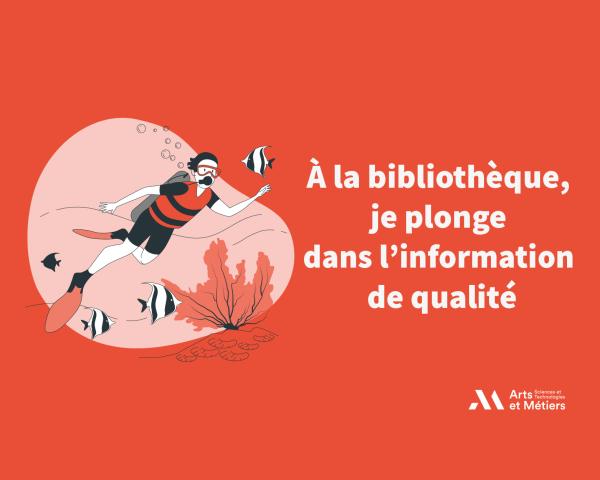 A la bibliothèque, je...
