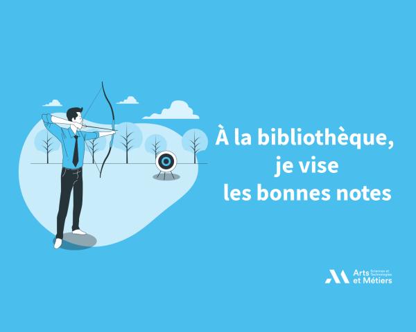 A la bibliothèque, je ...
