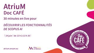 Doc CAFÉ #41 mardi 24 juin à 13h - 30 min focus sur Scopus AI